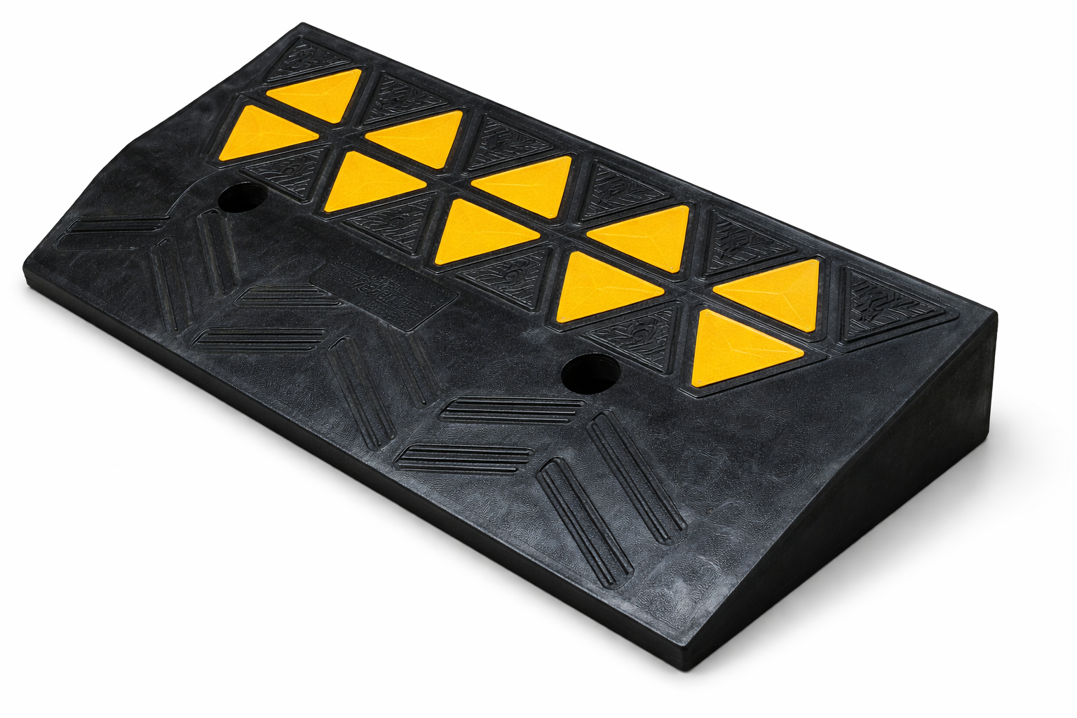 Bordsteinrampe aus Recycling-Gummi – 500 × 280 × 80 mm