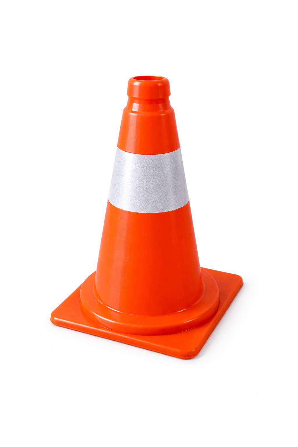 Verkehrsleitkegel aus PVC – 30 cm, orange