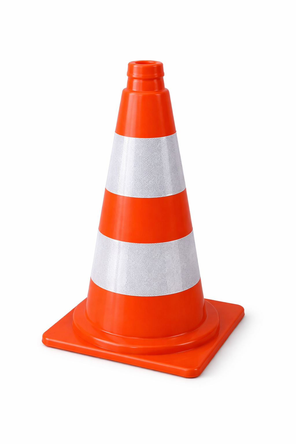 Verkehrsleitkegel aus PVC – 50 cm, orange